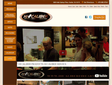 Tablet Screenshot of hicaliberfirearms.com